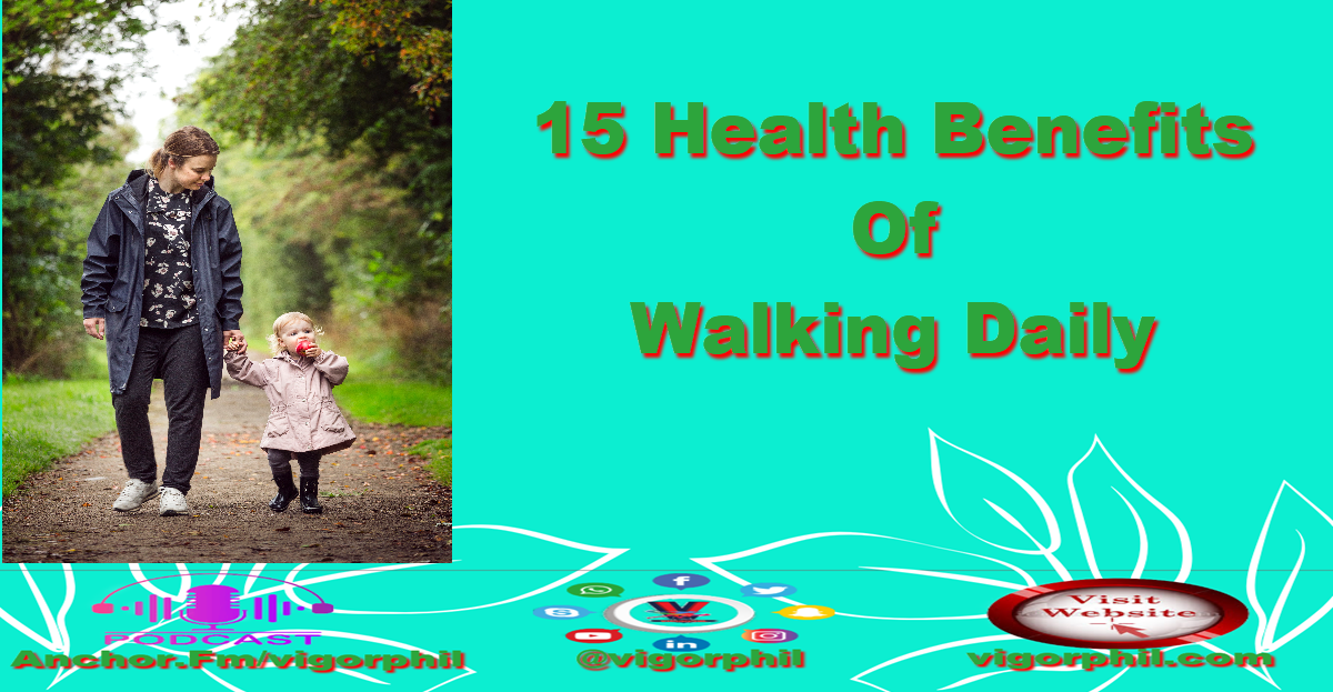5 benefits of walking daily