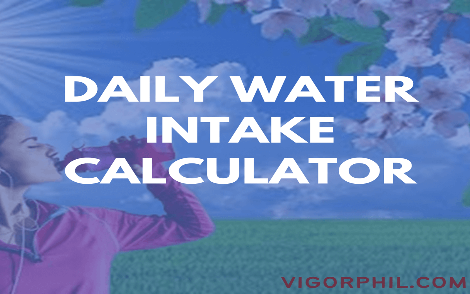 Daily Water Intake Calculator