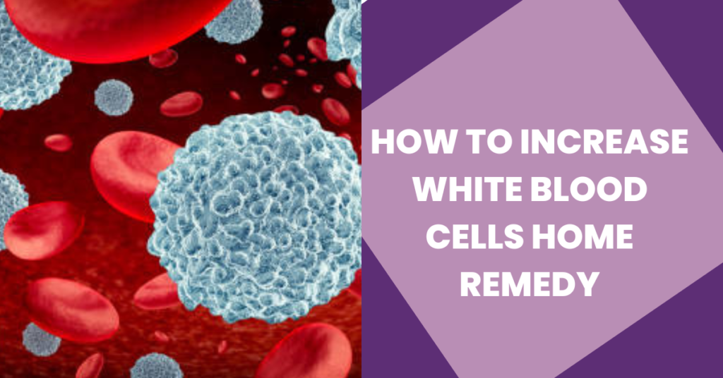 HOW TO INCREASE WHITE BLOOD CELLS HOME REMEDY