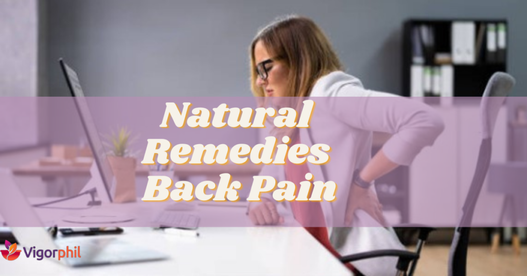 Natural Remedy Back Pain